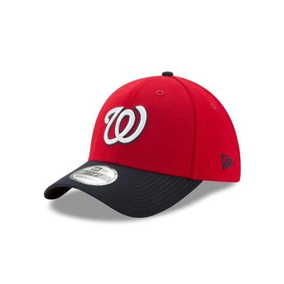 Washington Nationals Gorra | New Era MLB Team Classic 39thirty Stretch Fit Cap Mexico - Rojos